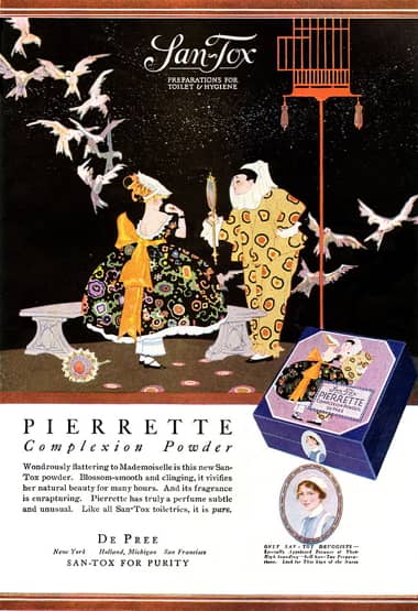 1920 Pierrette Face Powder