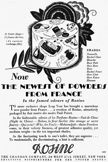 1928 Rosine Face Powder