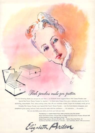 1944 Elizabeth Arden Face Powder