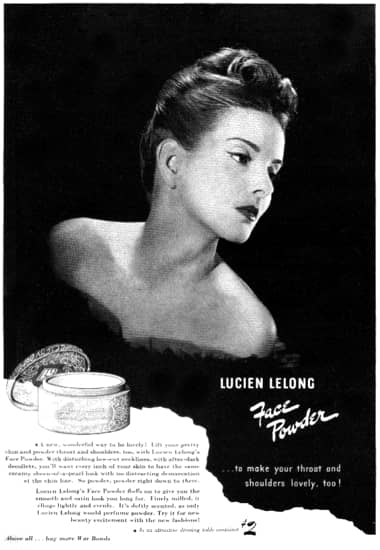 1944 Lucien Lelong Face Powder