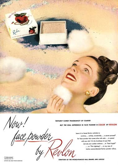 1946 Revlon Wind-Milled Face Powder