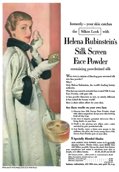 1949 Helena Rubinstein Silk Screen Face Powder