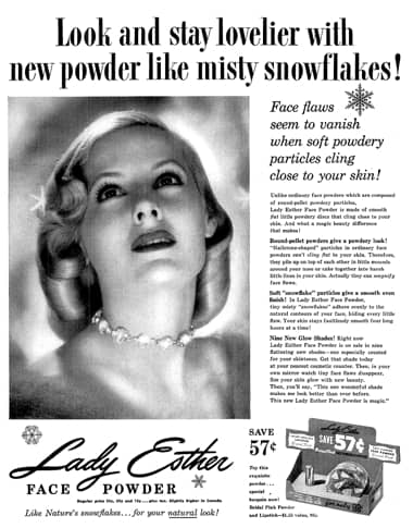 1952 Lady Esther Face Powder