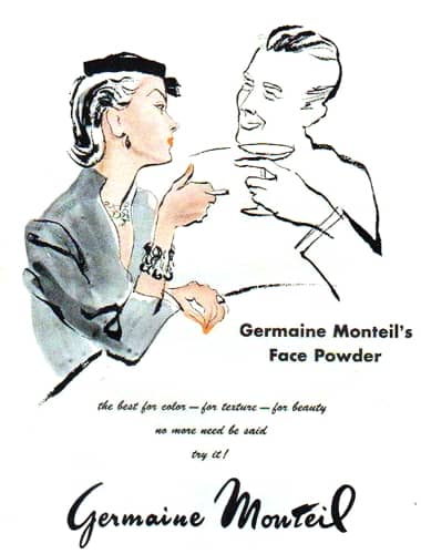 1954 Germaine Monteil Face Powder