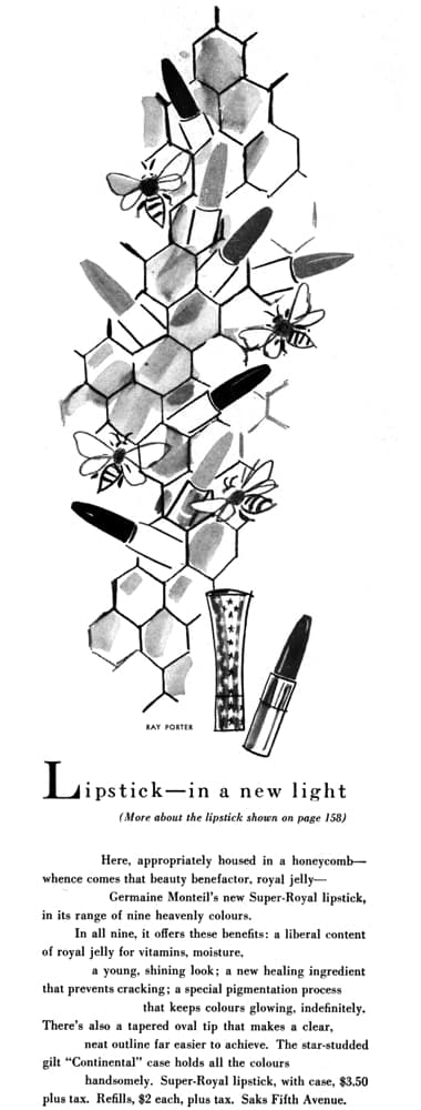 1958 Germaine Monteil Super-Royal Lipstick