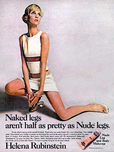 1968 Helena Rubinstein Nude leg and body make-up