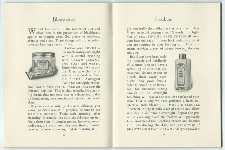 1955 Help Yourself to New Beauty pages 8-9