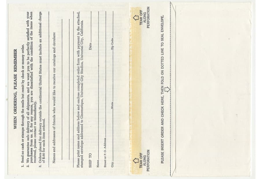 Cinematique order form side 12