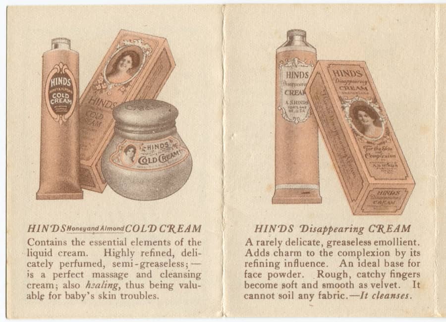 Hinds Honey and Almond Cream and Other Toilet Requisites panel 4