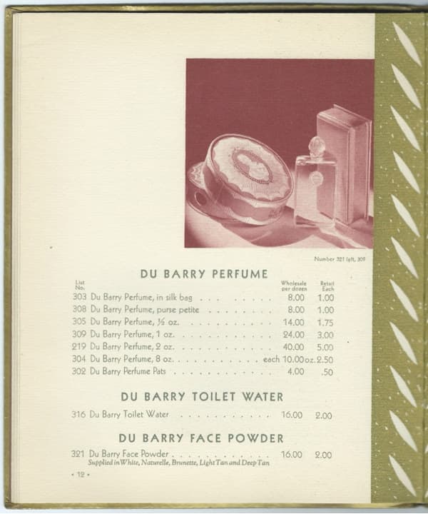  1880-1930 Richard Hudnut Book of Values page 12