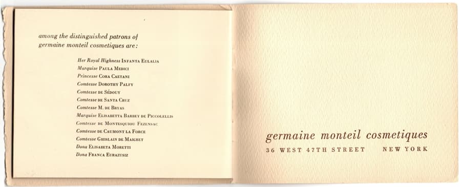 Germaine Monteil Cosmetiques page 44