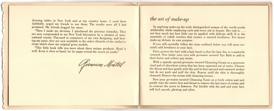 Germaine Monteil Cosmetiques page 6-7