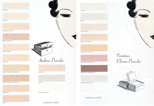 Ardena and Flower Powder shades