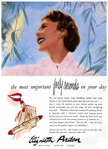 1954 Elizabeth Arden Duet Lipsticks