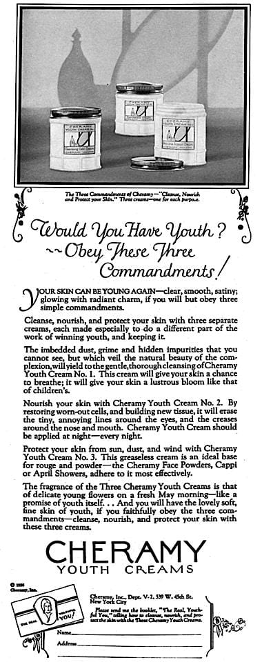 1926 Cheramy Youth Creams