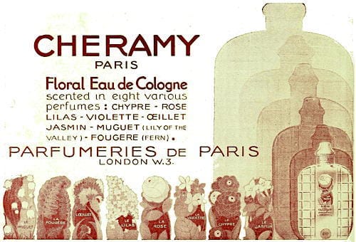 1927 Cheramy Floral Eau de Cologne