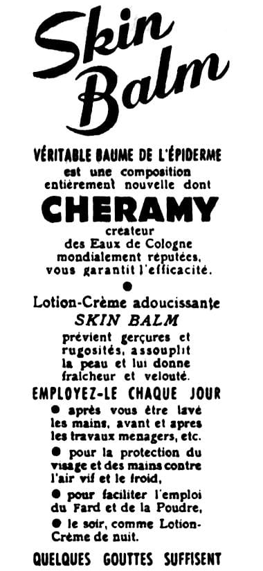 1948 Cheramy Skin Balm