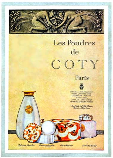 Coty Talcum Compact Face and Sachet Powders