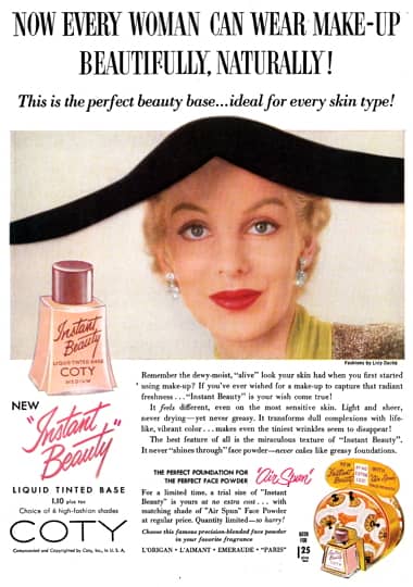 1952 Coty Instant Beauty