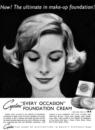 1960 Cyclax Every Occasion Foundation Cream