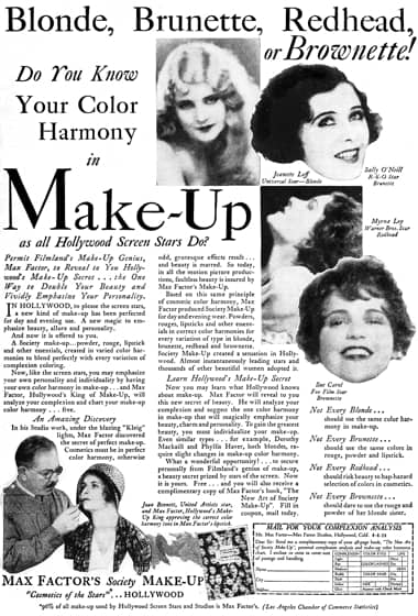 930 Max Factor Society Make-up