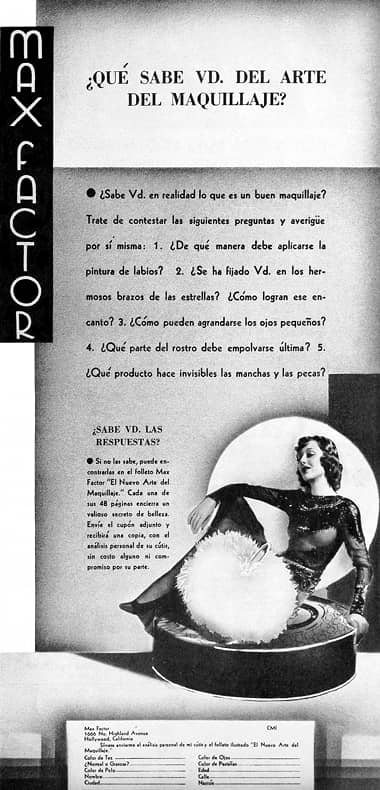 1935 Max Factor