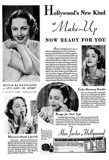 1937 Max Factor Hollywood