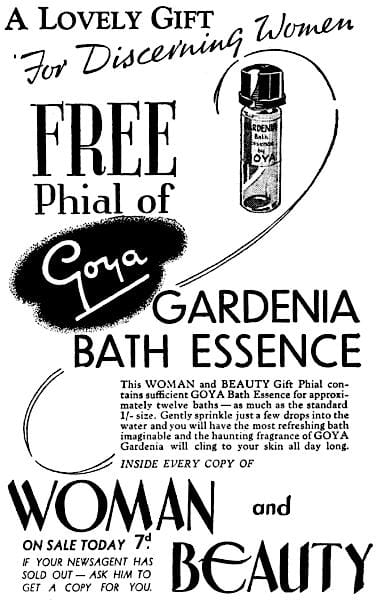 1940 Goya Bath Essence