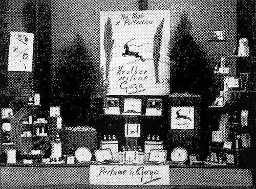 1947 Window display for Goya Heather