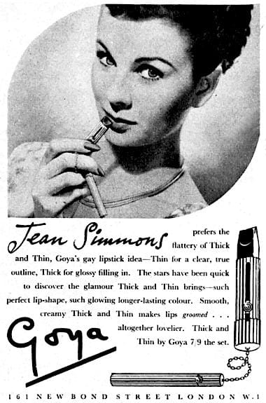 1950 Goya Thick and Thin Lipsticks