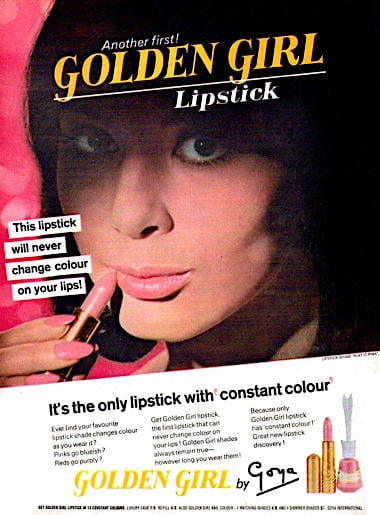 1964 Goya Golden Girl Lipstick