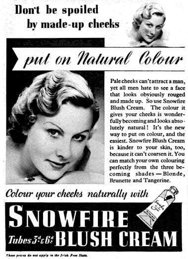 1937 Snowfire Blush Cream