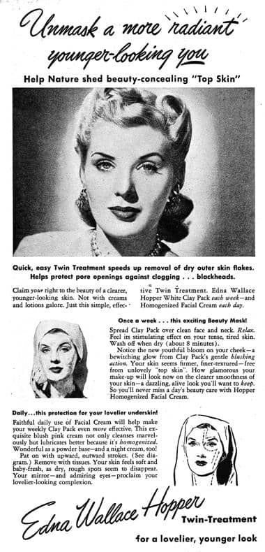 1946 Edna Wallace Hopper Twin Treatment