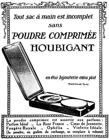 1914 Houbigant Poudre Comprimee