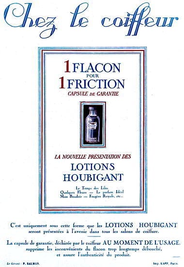 1922 Lotions Houbigant