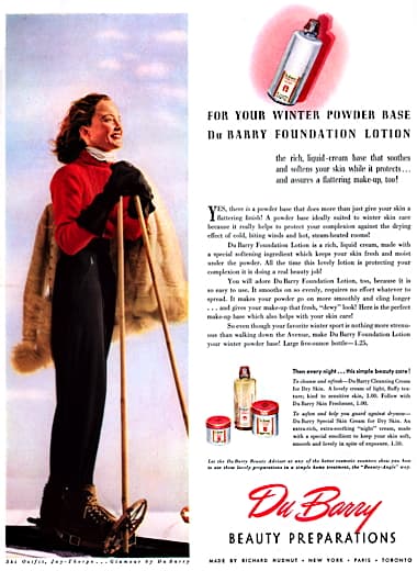 1940 Du Barry Foundation Lotion