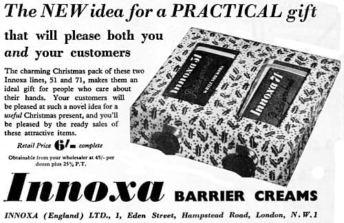 1953 Innoxa Barrier Creams