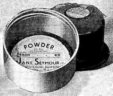 1935 Jane Seymour non-spill powder box