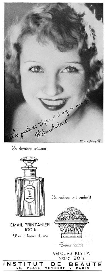 1931 Email Pintanier and Creme Velours Klytia