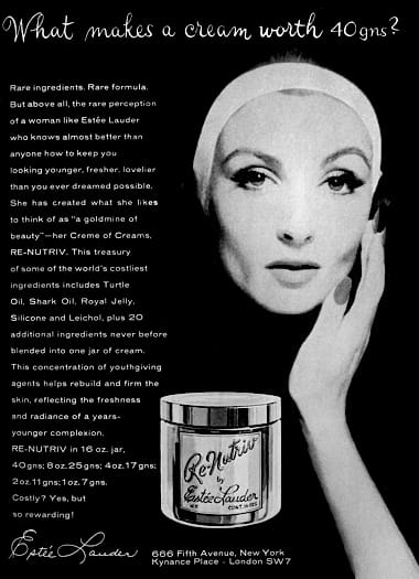 1961 Estee Lauder Re-Nutriv