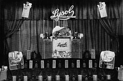 Lysol window display