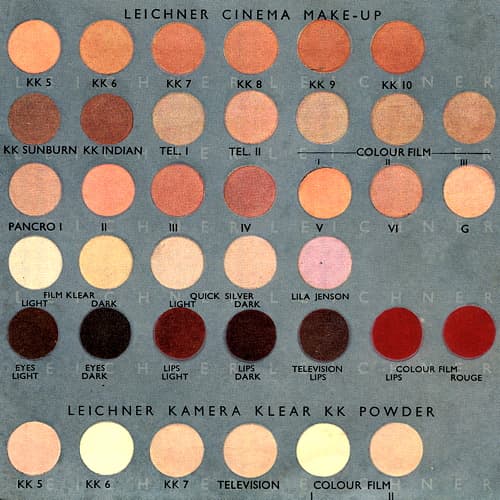 1938 Leichner Cinema Make-up