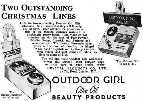 1934 Trade advertisment for Outdoor Girl