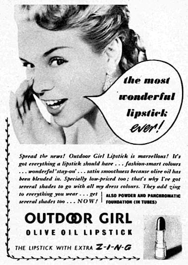 1951 Outdoor Girl Olive Oil Lipstick