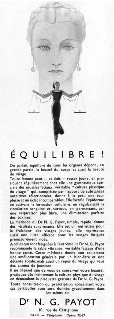 1936 Payot Equilibre