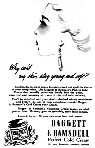 1947 Daggett and Ramsdell Cold Cream