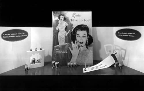 1952 Revlon Fire and Ice window display