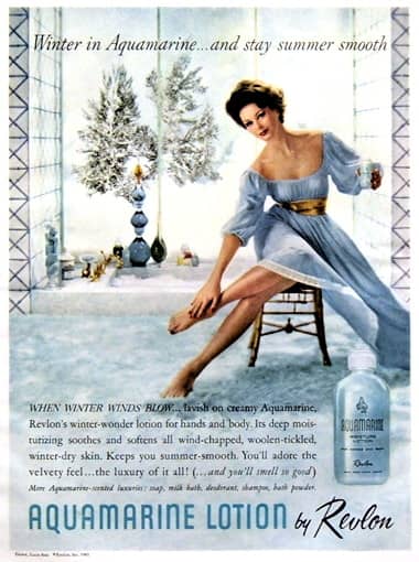 1961 Revlon Aquamarine Lotion