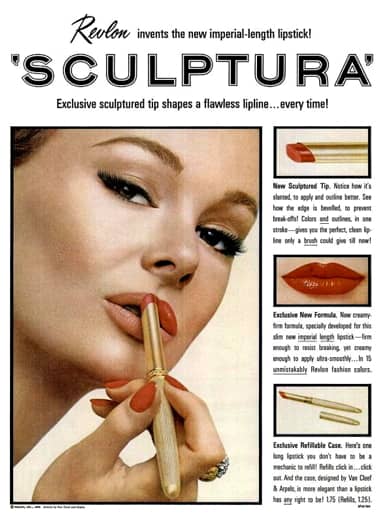 1963 Revlon Sculptura Lipstick