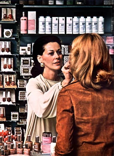 1974 Revlon counter